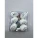 Decorative Easter eggs set, in a clear box, 5&times;7 cm, design 6 - 27011768