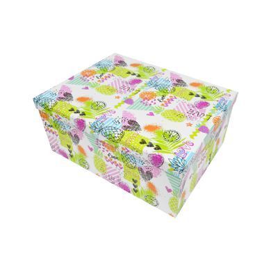 Gift boxes with tropical fruit pattern, set of 10 pcs, 11102065