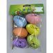 Decorative Easter eggs set, in a bag with header card, 4&times;6 cm, design 5 - 27011719