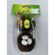 Wielkanocne gniazdko z jajkami, 6 cm, wz&oacute;r 4 - 27011520